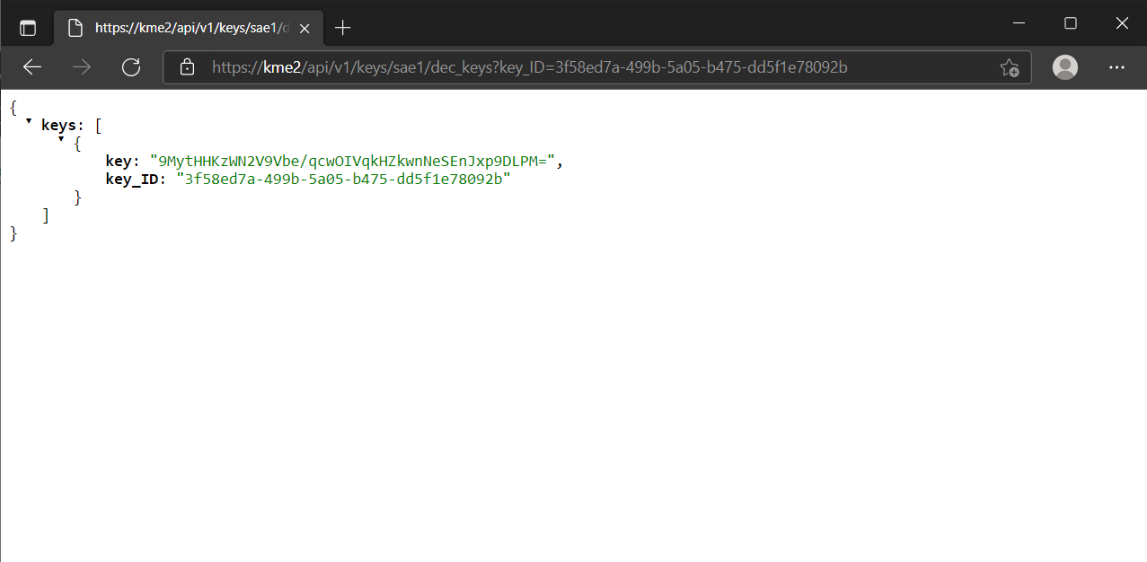 Get key with Key ID